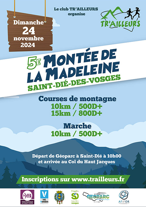 Flyer Montée de la Madeleine 2024